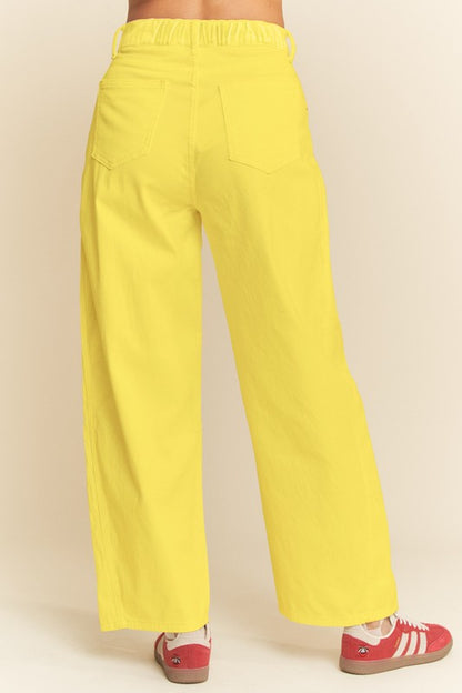 Making a Statement Yellow Pant