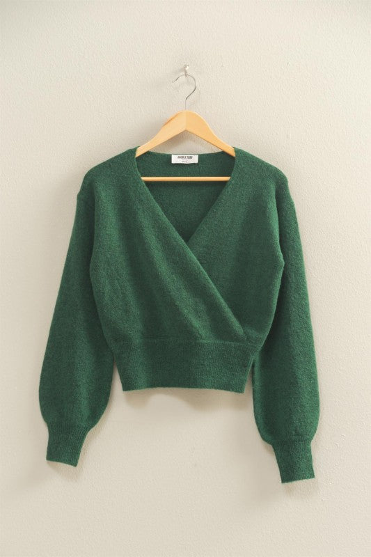 Always in Rotation Dark Green Sweater