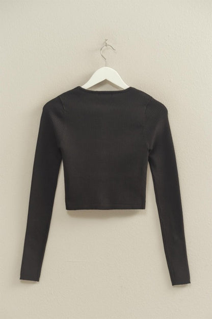 To the Point Black Top
