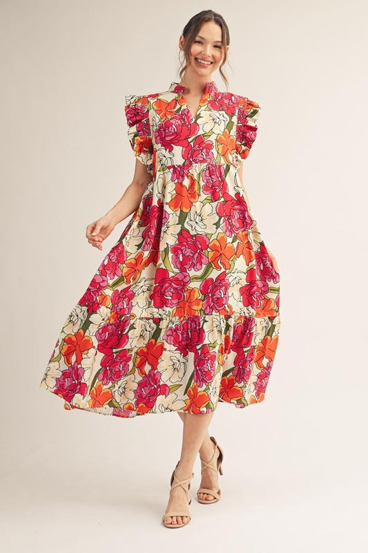 Fresh Air Floral Dress