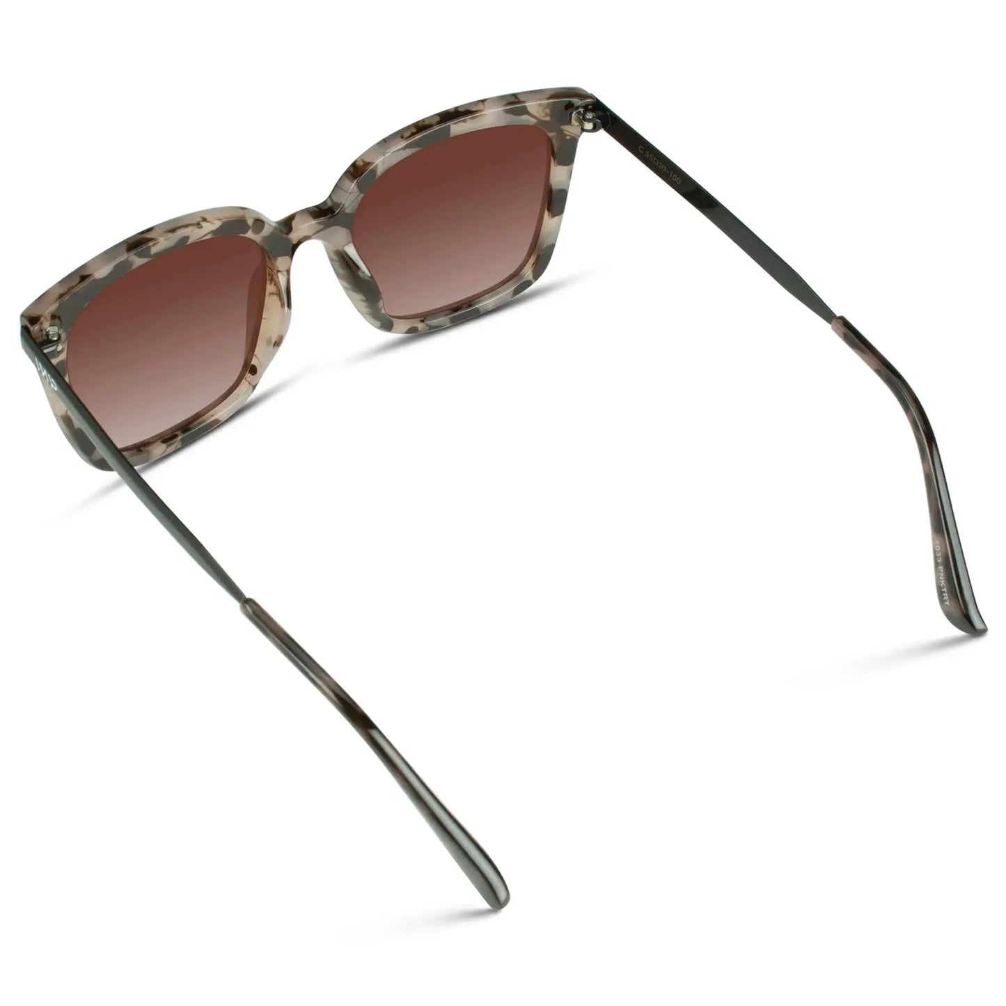 Madison  Blush Pink Tortoise / Gradient Brown Lens Polarized Sunglasses