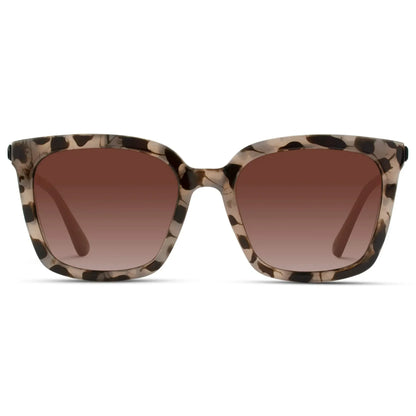 Madison  Blush Pink Tortoise / Gradient Brown Lens Polarized Sunglasses