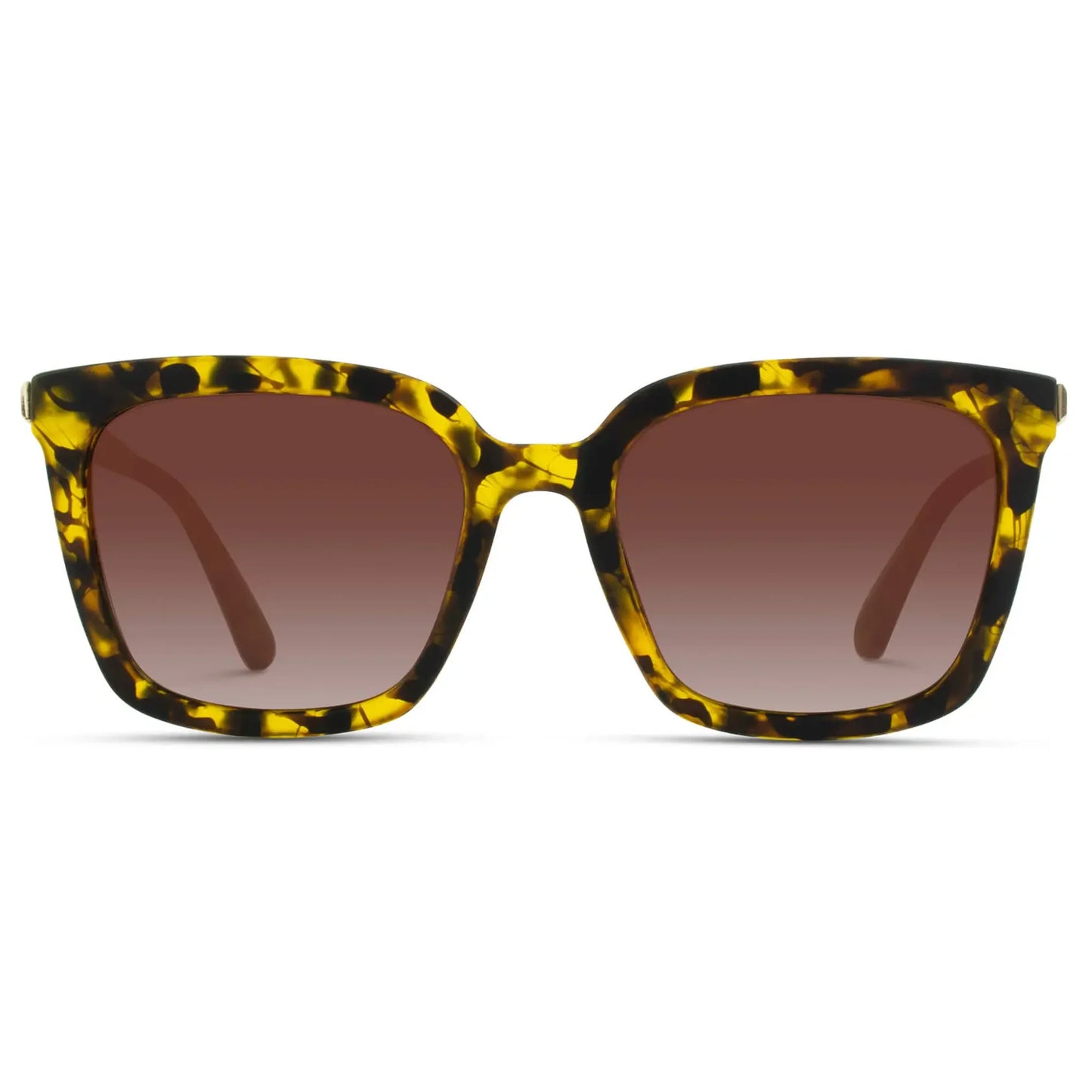Madison Soft Tortoise / Gradient Brown Lens Polarized Sunglasses