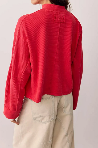 Celeste Salsa Quarter Zip
