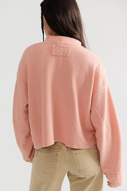 Celeste Coral Pink Quarter Zip