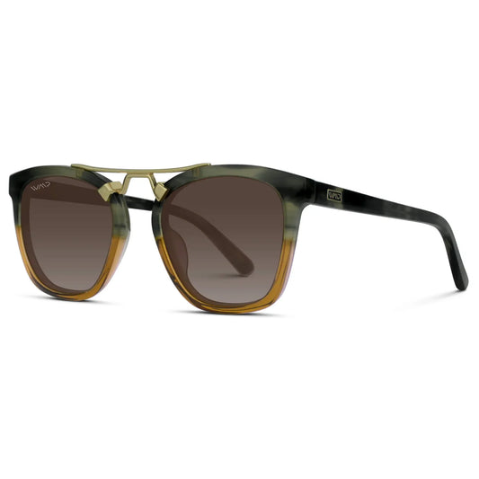 Demi Desert Sage / Brown Gradient Lens Polarized Sunglasses