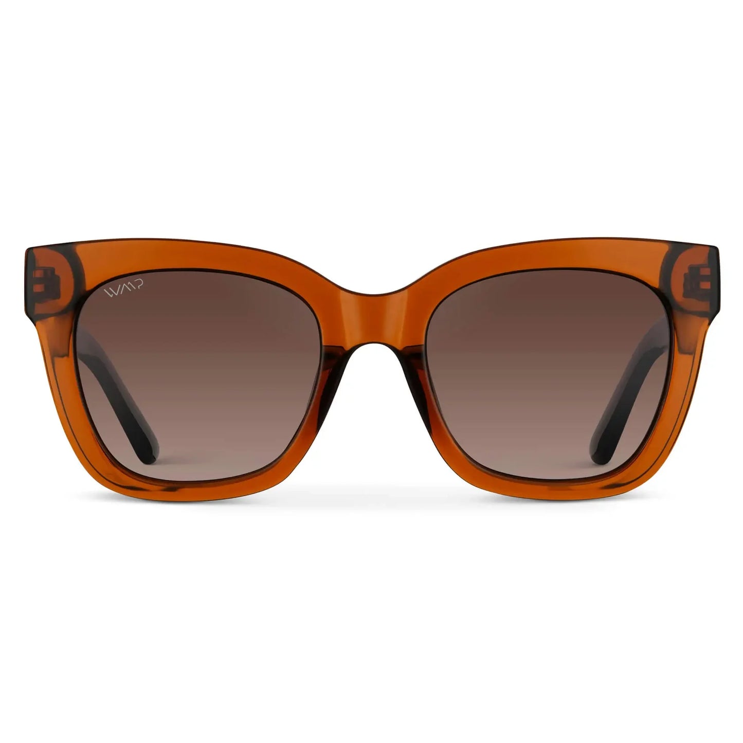 Stormi Crystal Chestnut Brown / Brown Lens Polarized Sunglasses