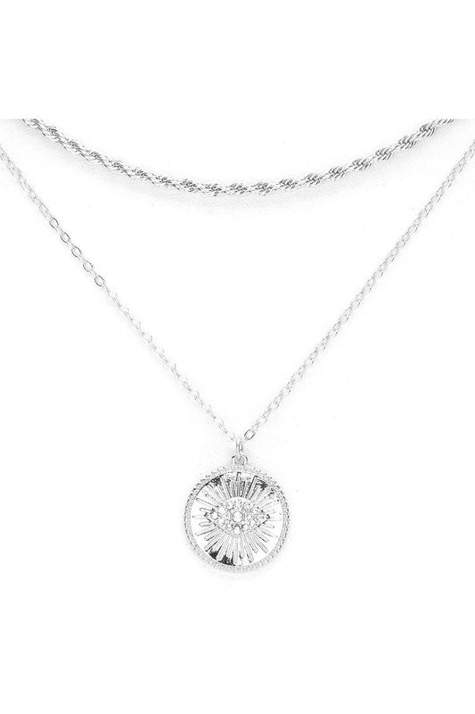 Looking Within Silver Necklace