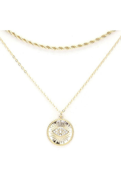 Looking Within Gold Necklace