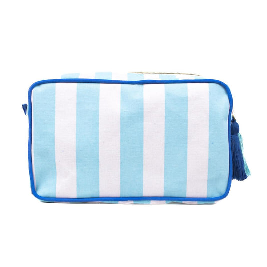 Megan White Capri Cosmetic Bag