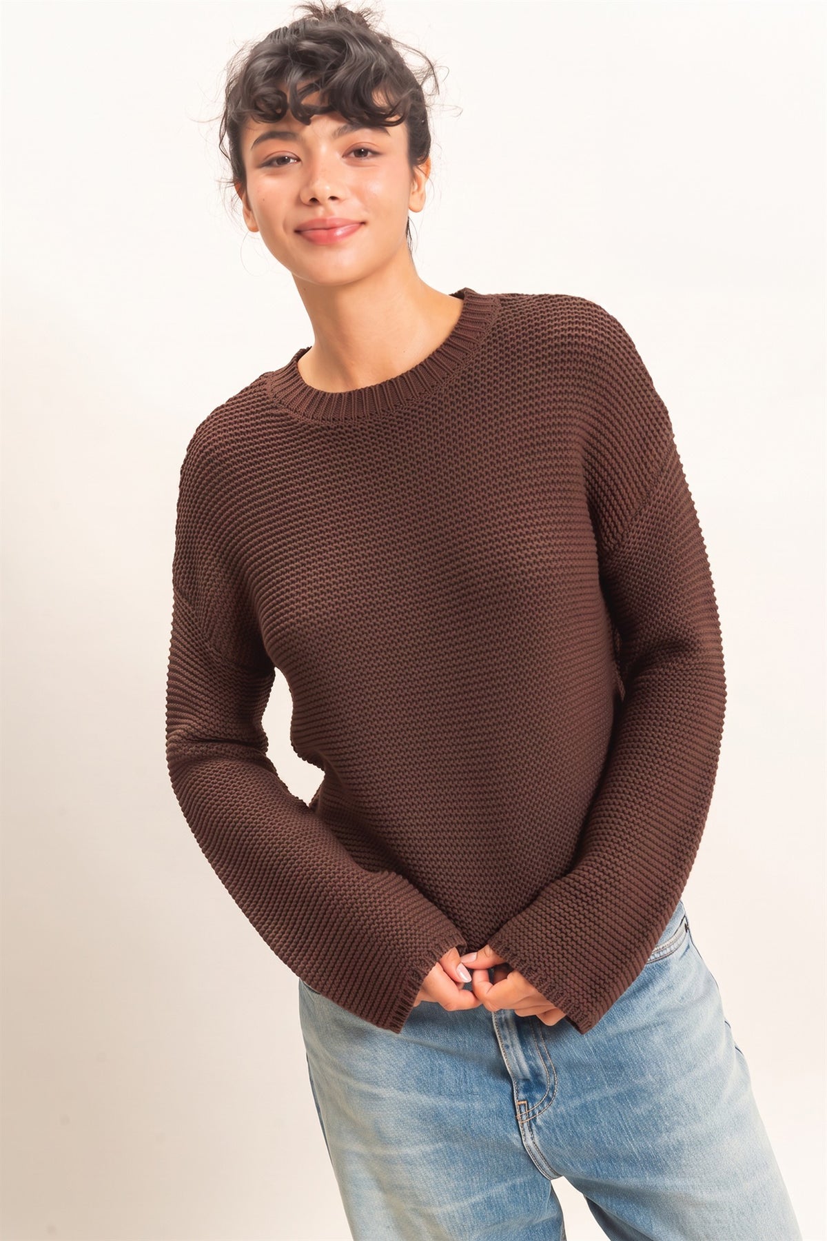Fall Fate Brown Sweater