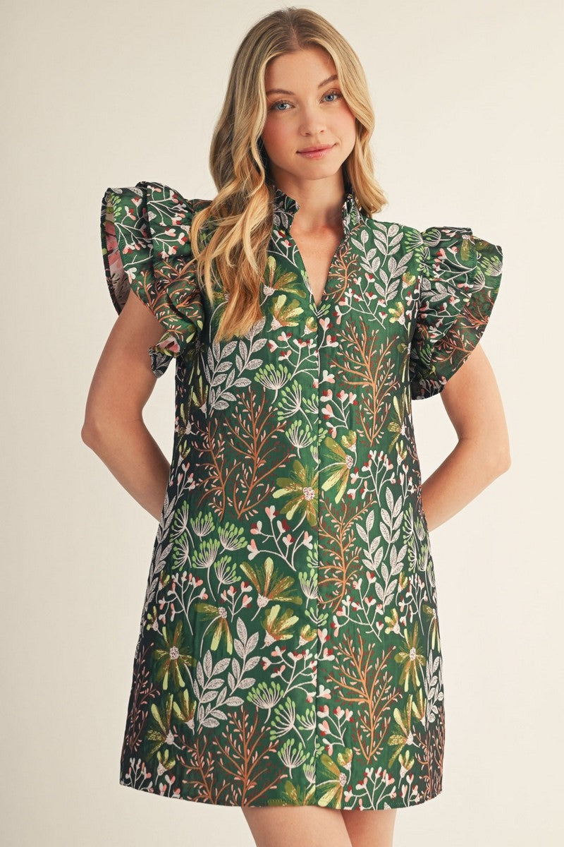 Leaving an Impression Green Dress