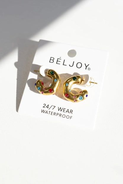Ebby Multicolor Hoop Earrings