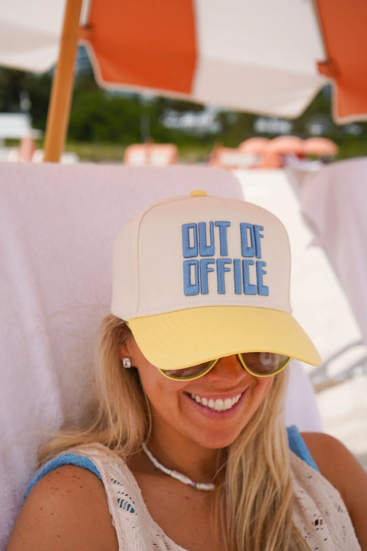 Out of Office Butter Yellow Cap