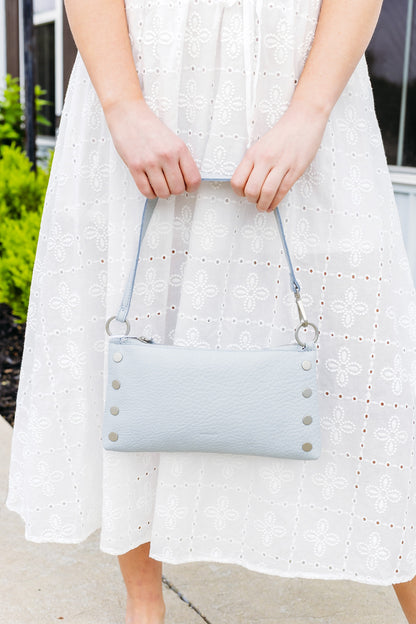 Kyle Bluebird/Brushed Silver Handbag