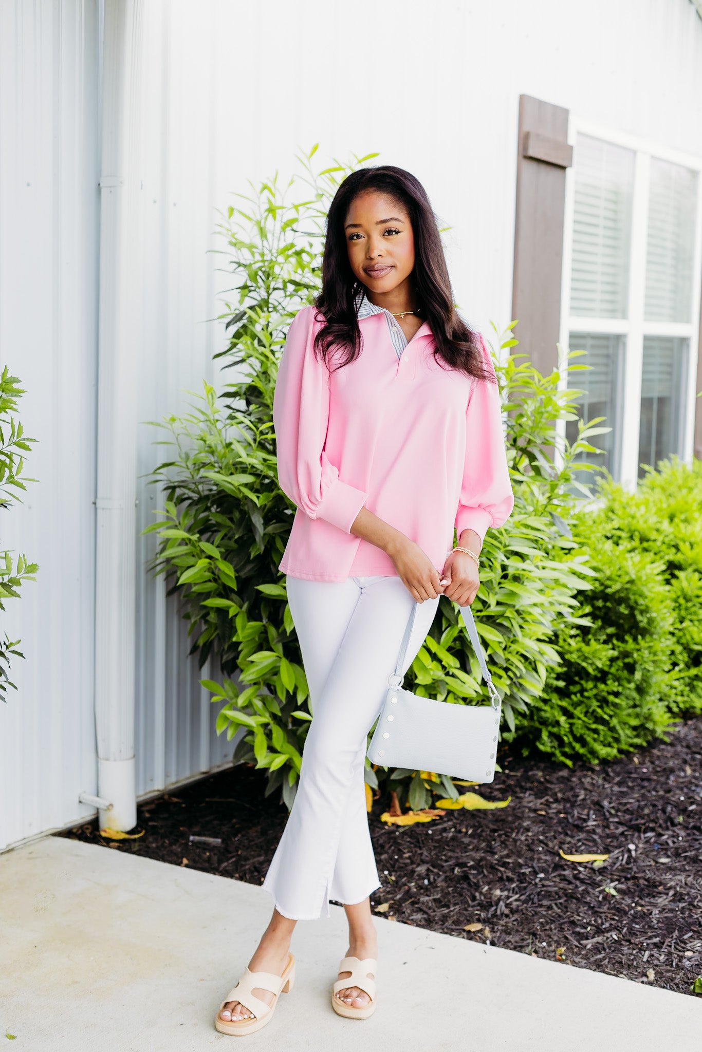 Awaiting Love Pink Top