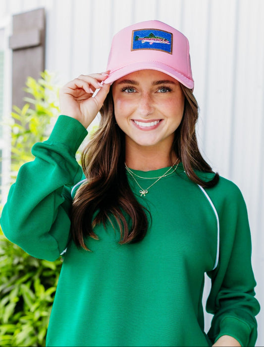 Preppy Fish Patch Cap