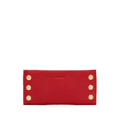 110 North Chili Red Leather Wallet