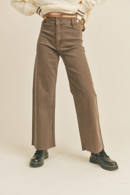 Wide Horizons Brown Pants