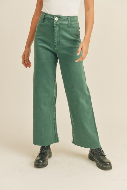 Wide Horizons Green Pants