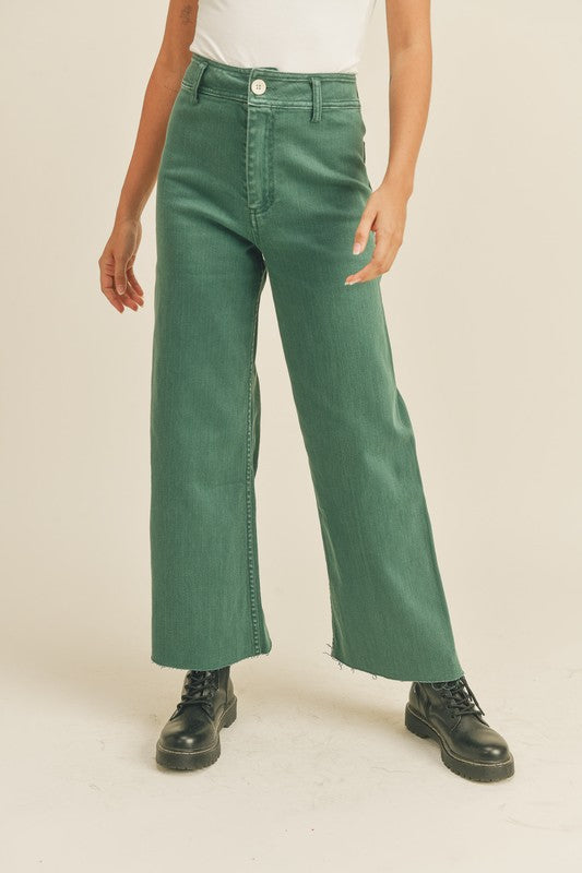 Wide Horizons Green Pants