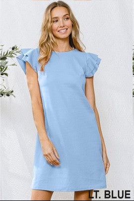 Clean Slate Light Blue Dress