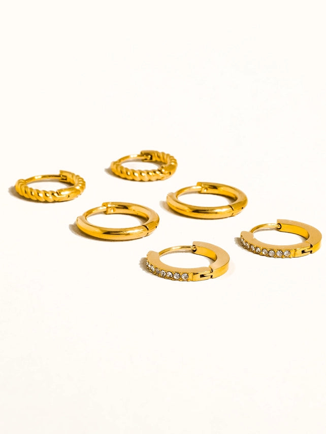 Claude Hoops Earring Set