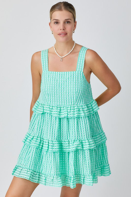 Picking Daisies Aqua Dress