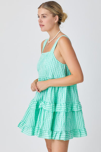 Picking Daisies Aqua Dress