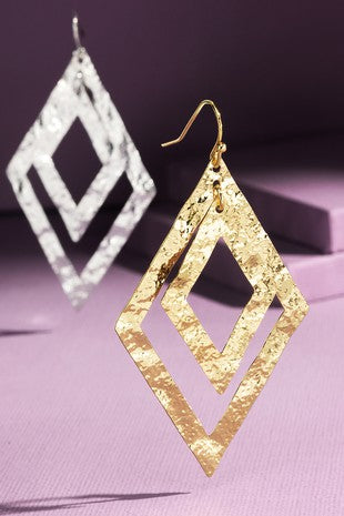 No Dull Moments Gold Earrings