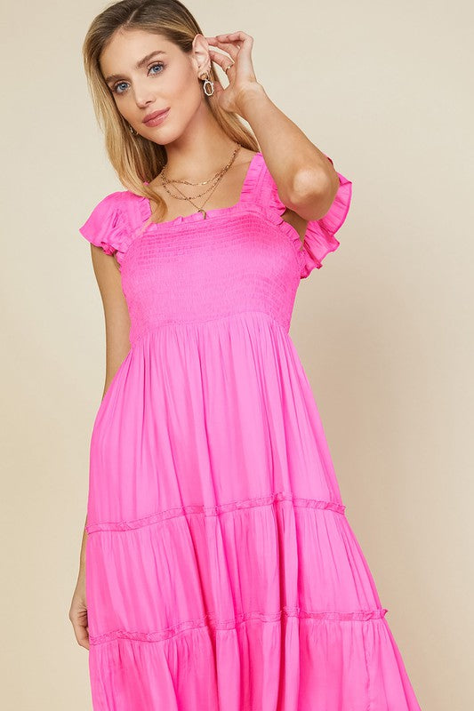 Sweetest Intentions Pink Bubblegum Dress