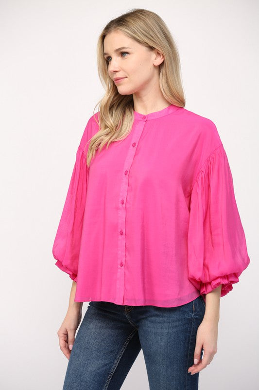 Meet Me There Fuchsia Top