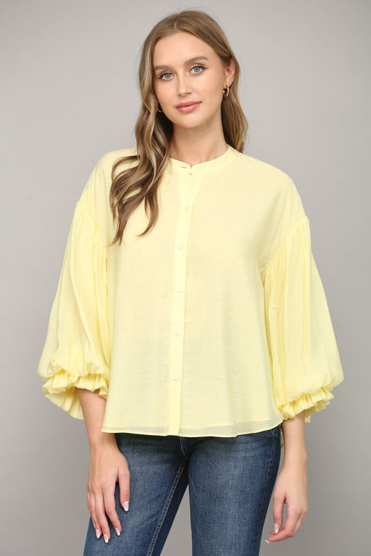 Meet Me There Yellow Top