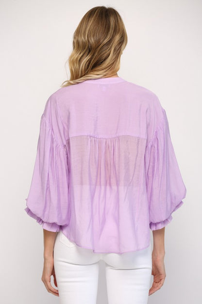 Meet Me There Lavender Top