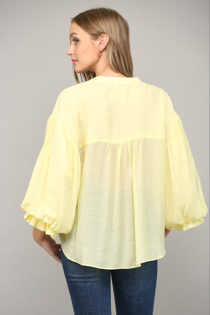 Meet Me There Yellow Top