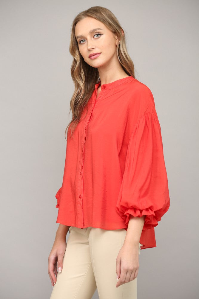 Meet Me There Tomato Red Top