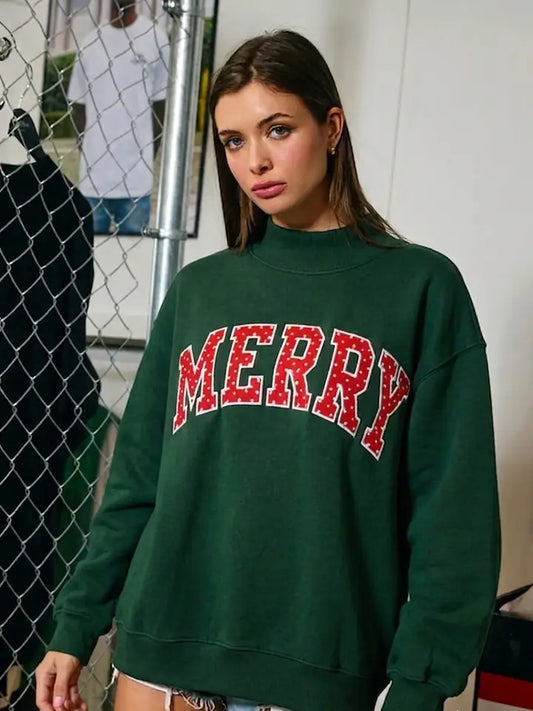 PRE-ORDER Merry Polka Dot Sweatshirt