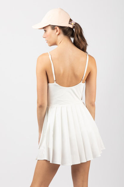 My Next Trick White Tennis Dress