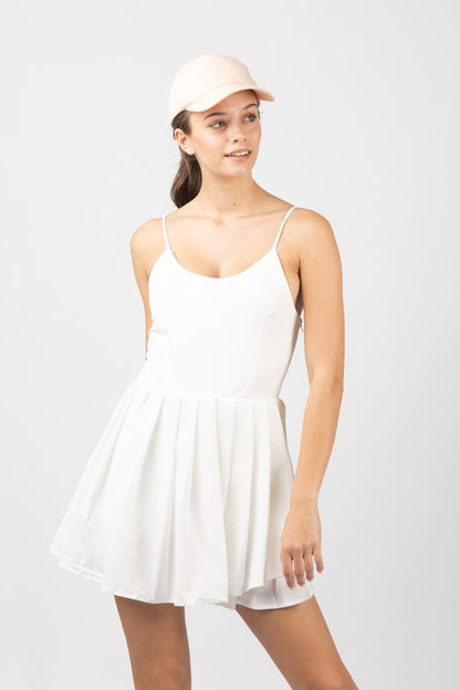 My Next Trick White Tennis Dress