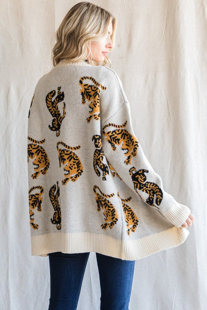 Wild Without You Beige Cardigan
