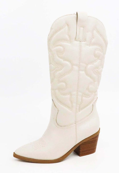 Mindful Tall Sand Western Boot