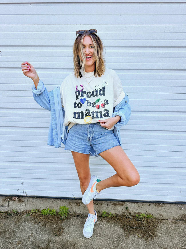 PRE-ORDER Proud to Be a Mama Graphic Tee