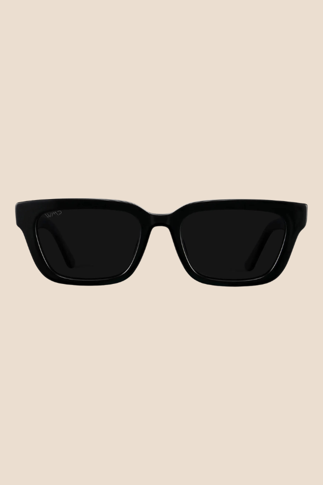 Vivian  Black / Triple Black Lens Polarized Sunglasses