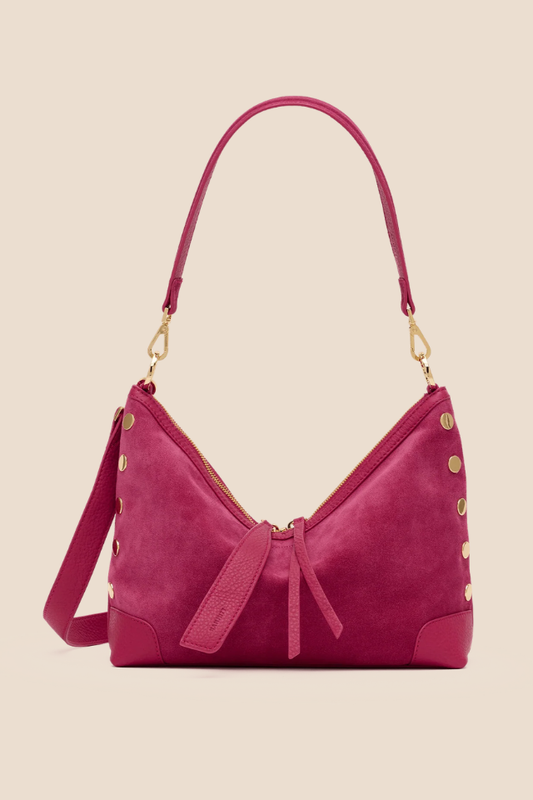 Grace Med Calypso Suede/Gold Handbag