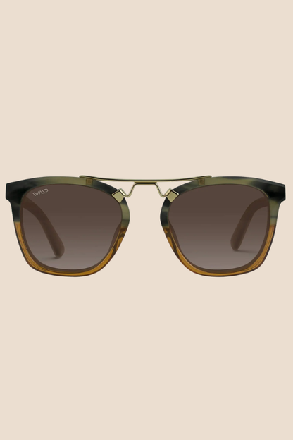 Demi Desert Sage / Brown Gradient Lens Polarized Sunglasses
