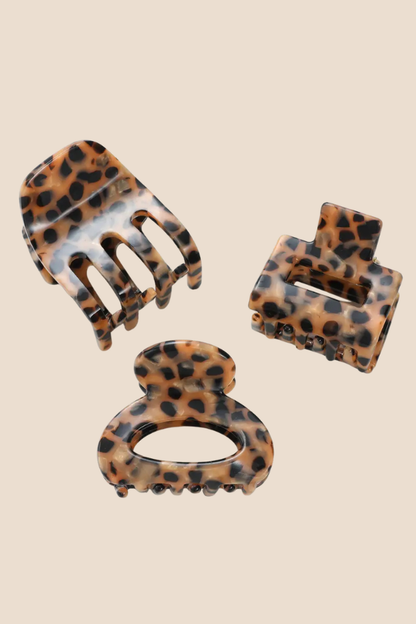 Wild Leopard Mini Hair Clip
