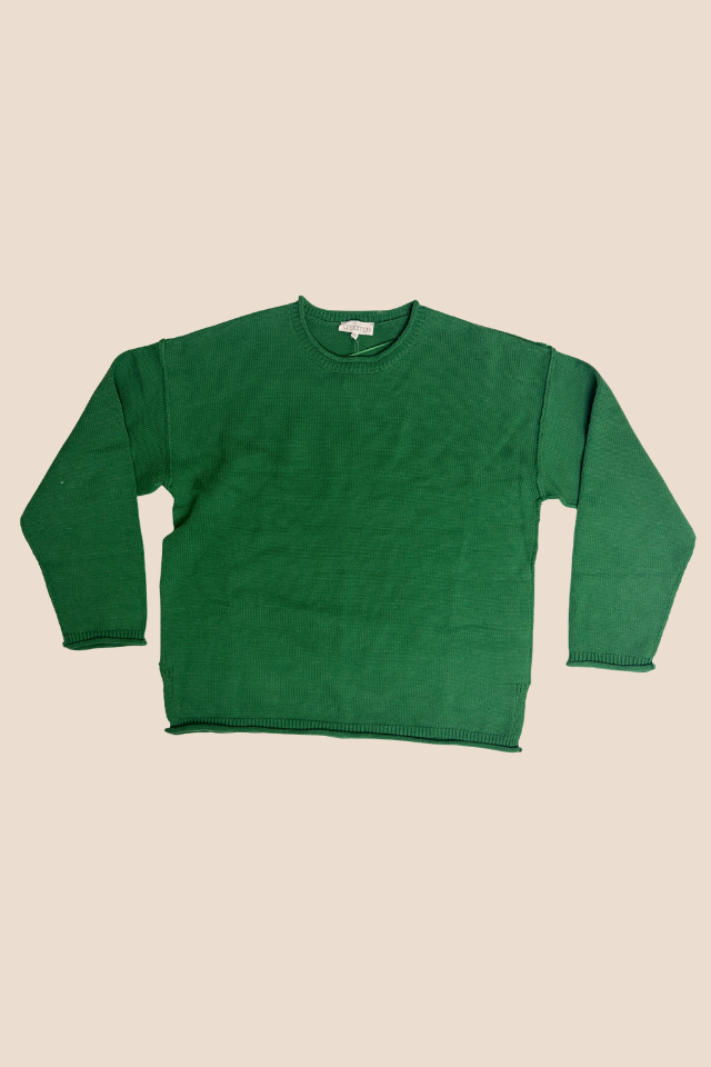 Ever So Classic Green Sweater