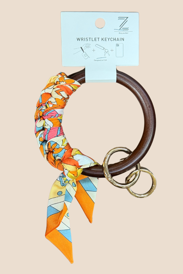 The Right Accent Scarf Keychain