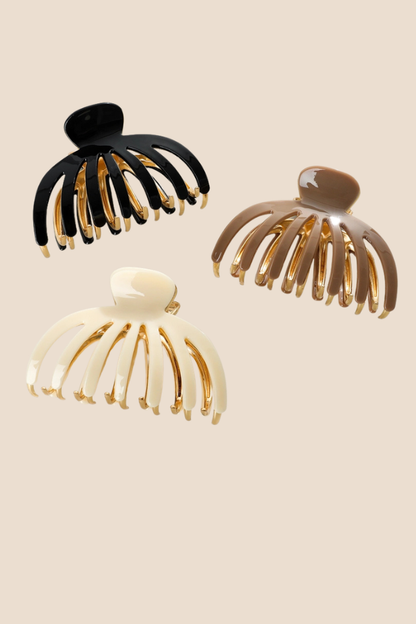 Hailey Solid Metal Hair Clip