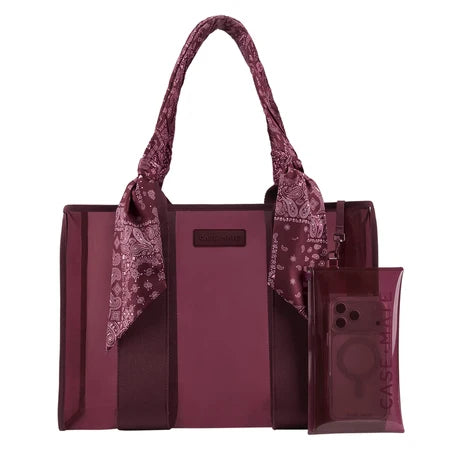 Jelly Mulberry Twilly Tote Bag